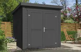 Outdoor Life Products | Tuinhuis Sara 200 x 250 | Gecoat | Carbon Grey