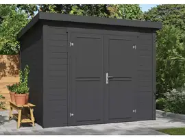Outdoor Life Products | Tuinhuis Mila 250 x 250 | Gecoat | Carbon Grey