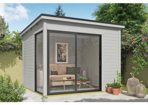 Outdoor Life Products | Tuinhuis Julia 295 x 295 | Platinum Grey