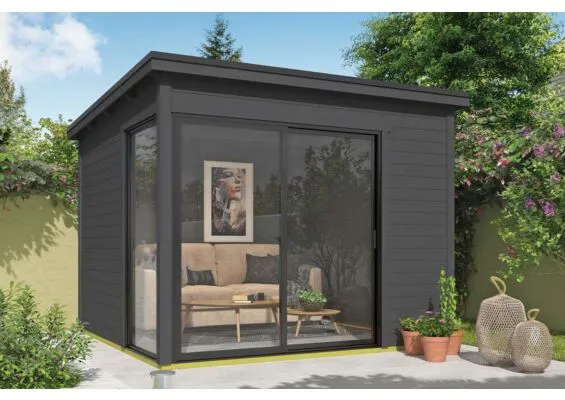 Outdoor Life Products | Tuinhuis Julia 295 x 295 | Carbon Grey