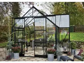 Royal Well | Tuinkamer Garden Room 129 | Veiligheidsglas 3 mm | Zwart