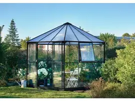 Royal Well | Atrium 90 Tuinkamer | Veiligheidsglas 3 mm | Zwart