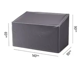 AeroCover | Loungebankhoes Hoge Rug 140 x 90 x 65/90(h) cm