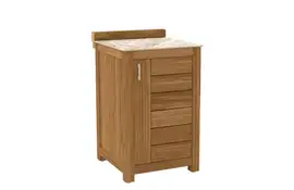 Passion Grills | Buitenkeuken Onderdeel | Milano Buitenkeukenkast 1-deurs | 58 x 63 cm | Albastro Cream