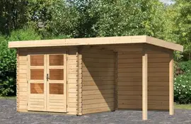 Woodfeeling | Tuinhuis Bastrup 2 met Overkapping 2,0 en Achterwand