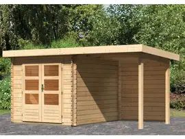 Woodfeeling | Tuinhuis Bastrup 4 met Overkapping 2,0 en Achterwand
