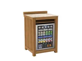 Passion Grills | Buitenkeuken Onderdeel | Milano Buitenkeukenkast voor Koelkast | 64,2 x 63 cm | Albastro Cream