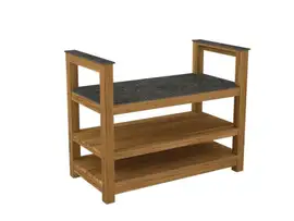 Passion Grills | Buitenkeuken Onderdeel | Milano Buitenkeuken Werktafel | 112 x 58 cm | Belgium Dark Grey
