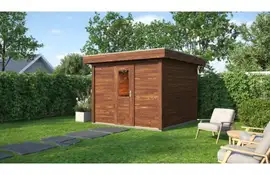 Lugarde Select Modern tuinhuis Groningen 300x300cm - Bruine olie