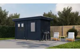 Lugarde Select Modern tuinhuis Gorssel 388x200cm - Zwarte olie