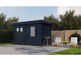 Lugarde Select Modern tuinhuis Gorssel 388x200cm - Zwarte olie