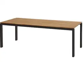 4 Seasons Outdoor | Tuintafel 220 x 95 cm Goa | Teak-Aluminium