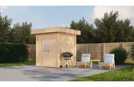 Lugarde Select Modern tuinhuis Den Haag 200x200cm - Onbehandeld