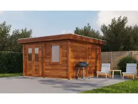 Lugarde Select Modern | Tuinhuis Rotterdam 388 x 388 | Bruin Geolied