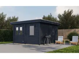 Lugarde Select Modern | Tuinhuis Rotterdam 388 x 388 | Zwart Geolied