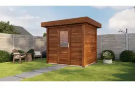 Lugarde Select Modern tuinhuis Aalsmeer 250x200cm - Bruine olie