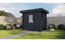 Lugarde Select Modern tuinhuis Aalsmeer 250x200cm - Zwarte olie