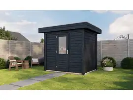 Lugarde Select Modern | Tuinhuis Aalsmeer 250 x 200 | Zwart Geolied