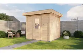 Lugarde Select Modern tuinhuis Garderen 250x250cm - Onbehandeld
