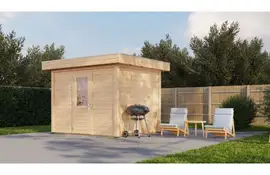 Lugarde Select Modern tuinhuis Amsterdam 300x250cm - Onbehandeld