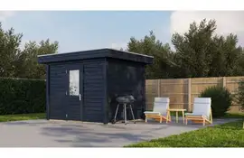 Lugarde Select Modern tuinhuis Amsterdam 300x250cm - Zwarte olie