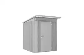 Biohort | Berging AvantGarde Gr. A1 | Enkele Deur | Zilver-Metallic
