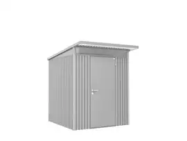 Biohort | Berging AvantGarde Gr. A1 | Enkele Deur | Zilver-Metallic