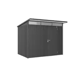 Biohort | Berging AvantGarde Gr. A5 | Enkele Deur | Donkergrijs-Metallic