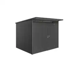 Biohort | Berging AvantGarde Gr. A6 | Enkele Deur | Donkergrijs-Metallic