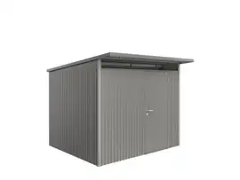Biohort | Berging AvantGarde Gr. A6 | Enkele Deur | Kwartsgrijs-Metallic