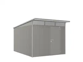 Biohort | Berging AvantGarde Gr. A8 | Enkele Deur | Kwartsgrijs-Metallic