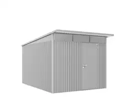Biohort | Berging AvantGarde Gr. A8 | Enkele Deur | Zilver-Metallic