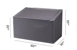 AeroCover | Loungebankhoes Hoge Rug 160 x 90 x 65/90(h) cm