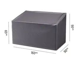 AeroCover | Loungebankhoes Hoge Rug 160 x 90 x 65/90(h) cm