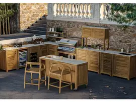 Passion Grills | Buitenkeuken Module Milano | Albastro Cream | Opstelling Compleet 02