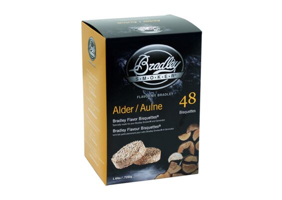 Bradley Smoker | Bisquettes Alder/Elzen | 48 Stuks