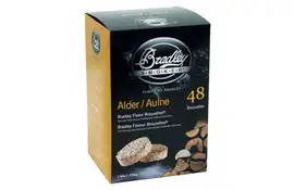 Bradley Smoker | Bisquettes Alder/Elzen | 48 Stuks
