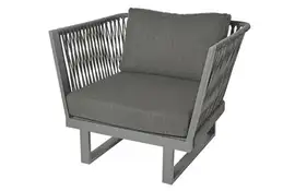 Borek | Loungestoel Altea | Donkergrijs