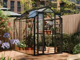 Royal Well | Anne II Tuinkas | Veiligheidsglas 3 mm | Zwart