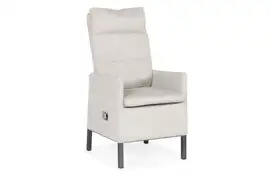 SUNS | Tuinstoel Antas Verstelbaar | MRG | Soft Grey Mixed Weave