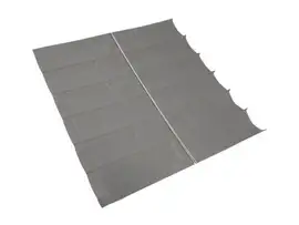 Nesling | Coolfit Harmonica Schaduwdoek 290 x 300 cm | Antraciet