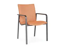 SUNS | Tuinstoel Anzio | MRG | Terra Coral Mixed Weave