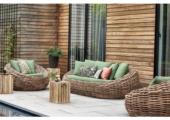 Cocoon Loungeset | Biculair Wicker | Apple Bee