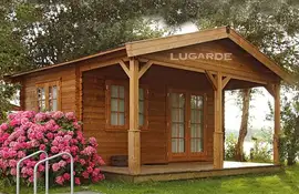 Lugarde | Blokhut zadeldak op maat B34