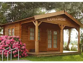 Lugarde | Blokhut zadeldak op maat B34