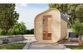 Karibu | Barrelsauna Asymmetrisch 3