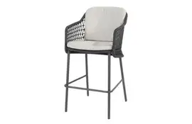 4 Seasons Outdoor | Barstoel Tramonti | Antraciet