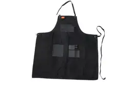 Traeger | BBQ Schort Zwart | Canvas en Leer | XL