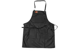Traeger | BBQ Schort Zwart | Waxed Canvas en Leer
