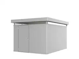 Biohort | Berging CasaNova 3 x 4 | Deur Linksdraaiend | Zilver-Metallic